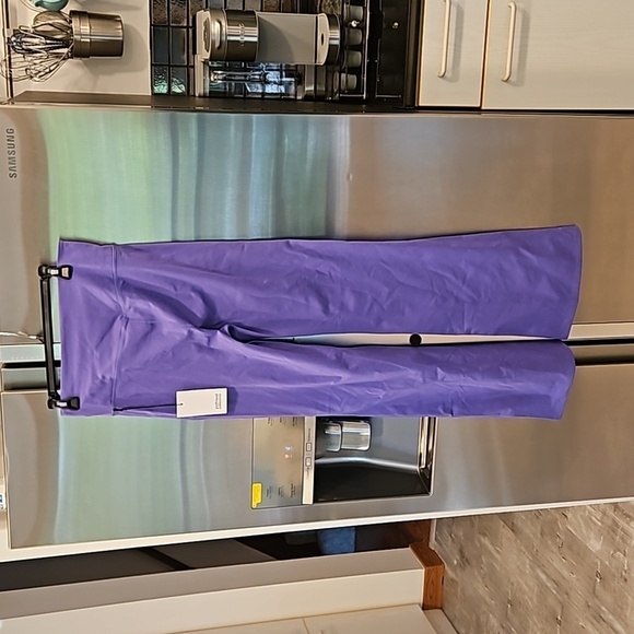 💕GIRLFRIEND COLLECTIVE💕 Compressive Flare Legging Wild Iris Purple Large L NWT - Picture 5 of 12